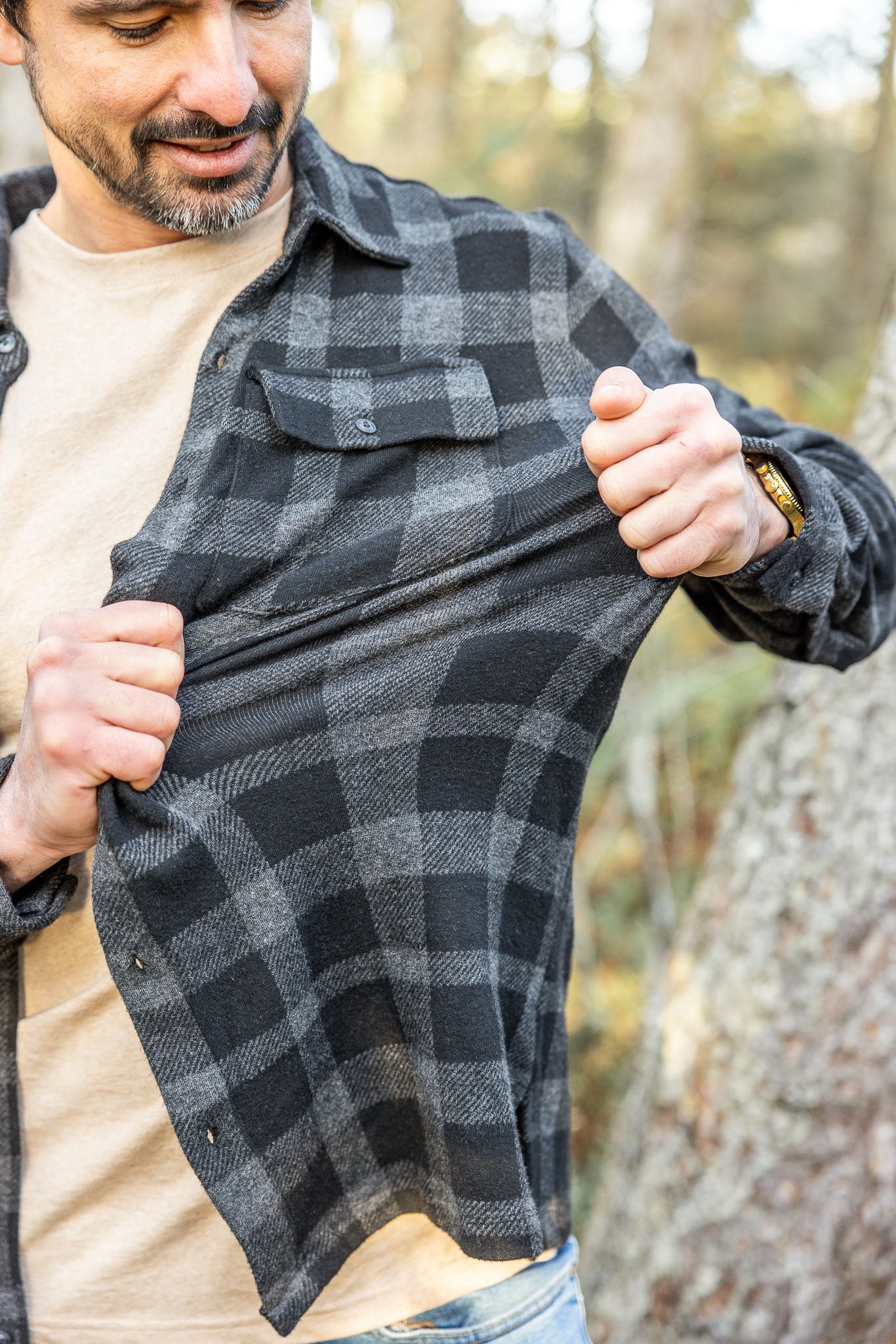 Sweater Skjorte Herre