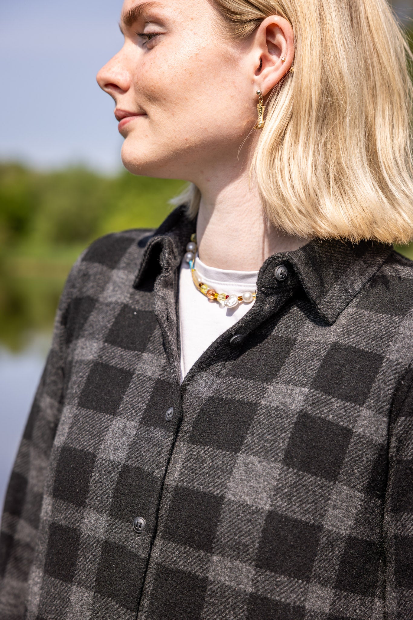 Sweater Skjorte Dame