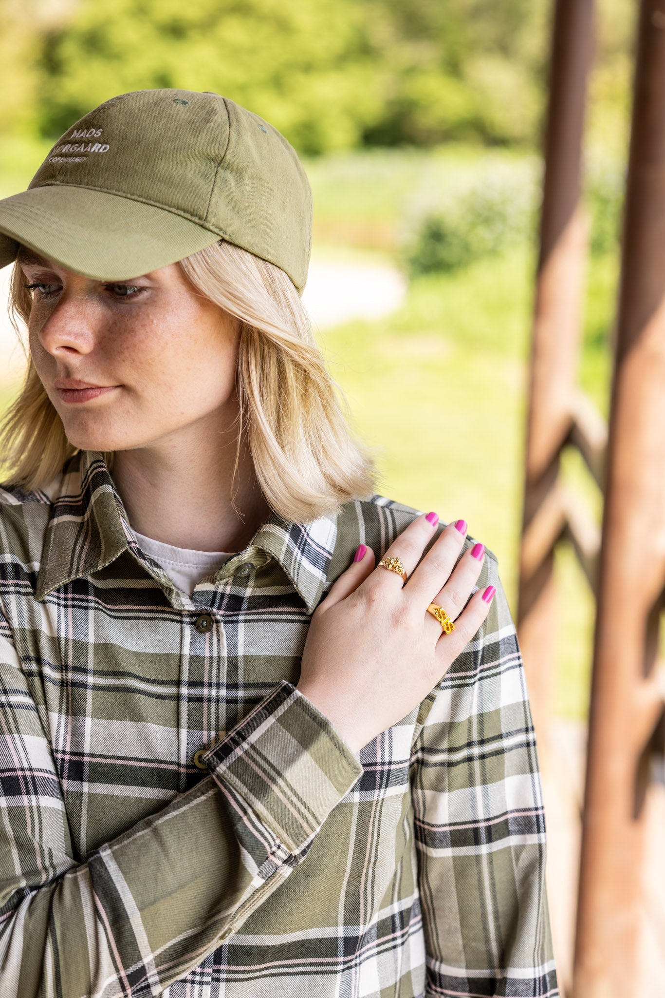 2. Sorting Breathable Lumberjack Shirt Women - Green