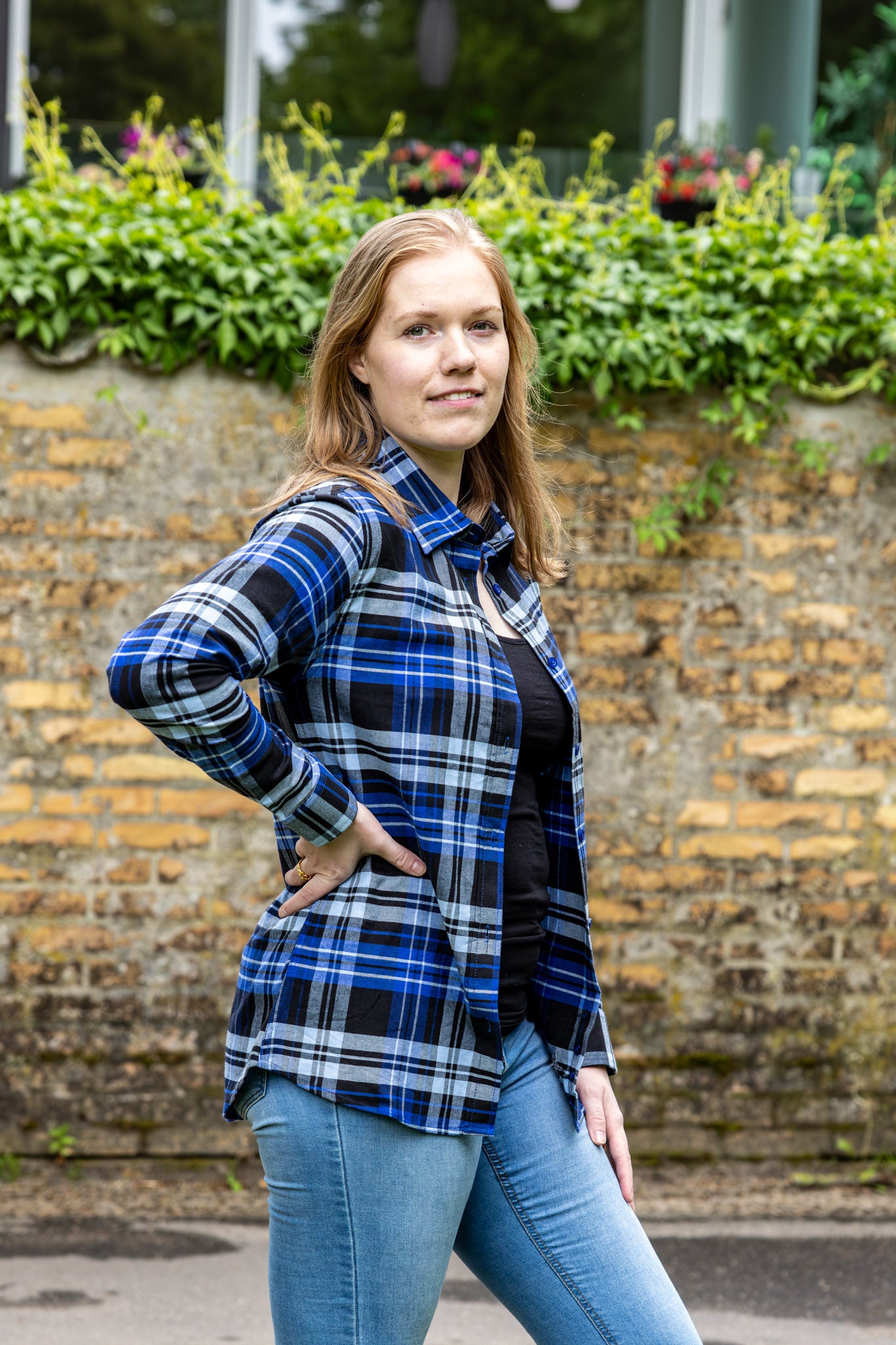 2. Sorting Breathable Lumberjack Shirt Women - Blue