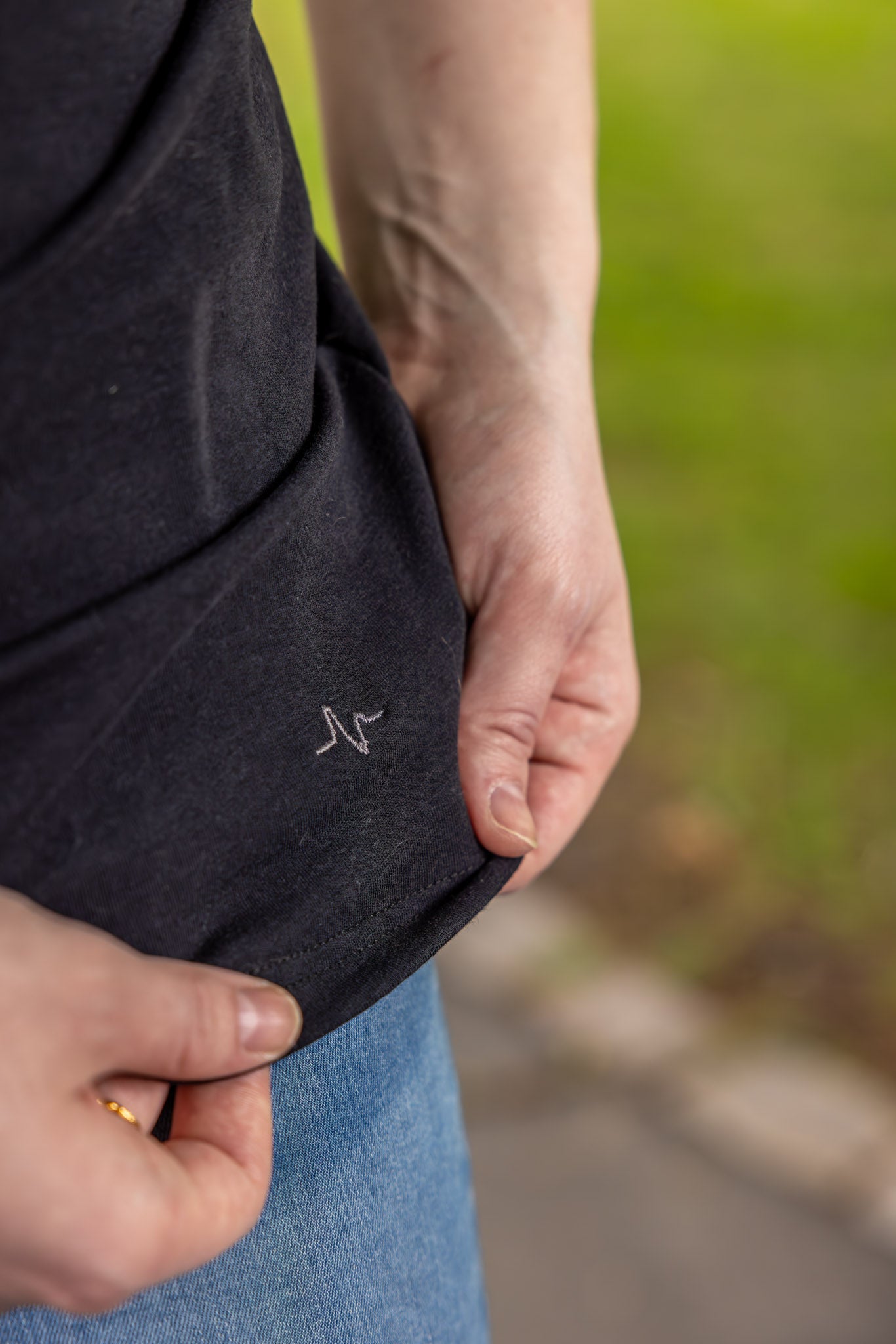 Black Bamboo T-shirt Women